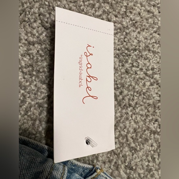 Isabel Maternity by Ingrid & Isabel short tails maternity jean overalls - Picture 4 of 4